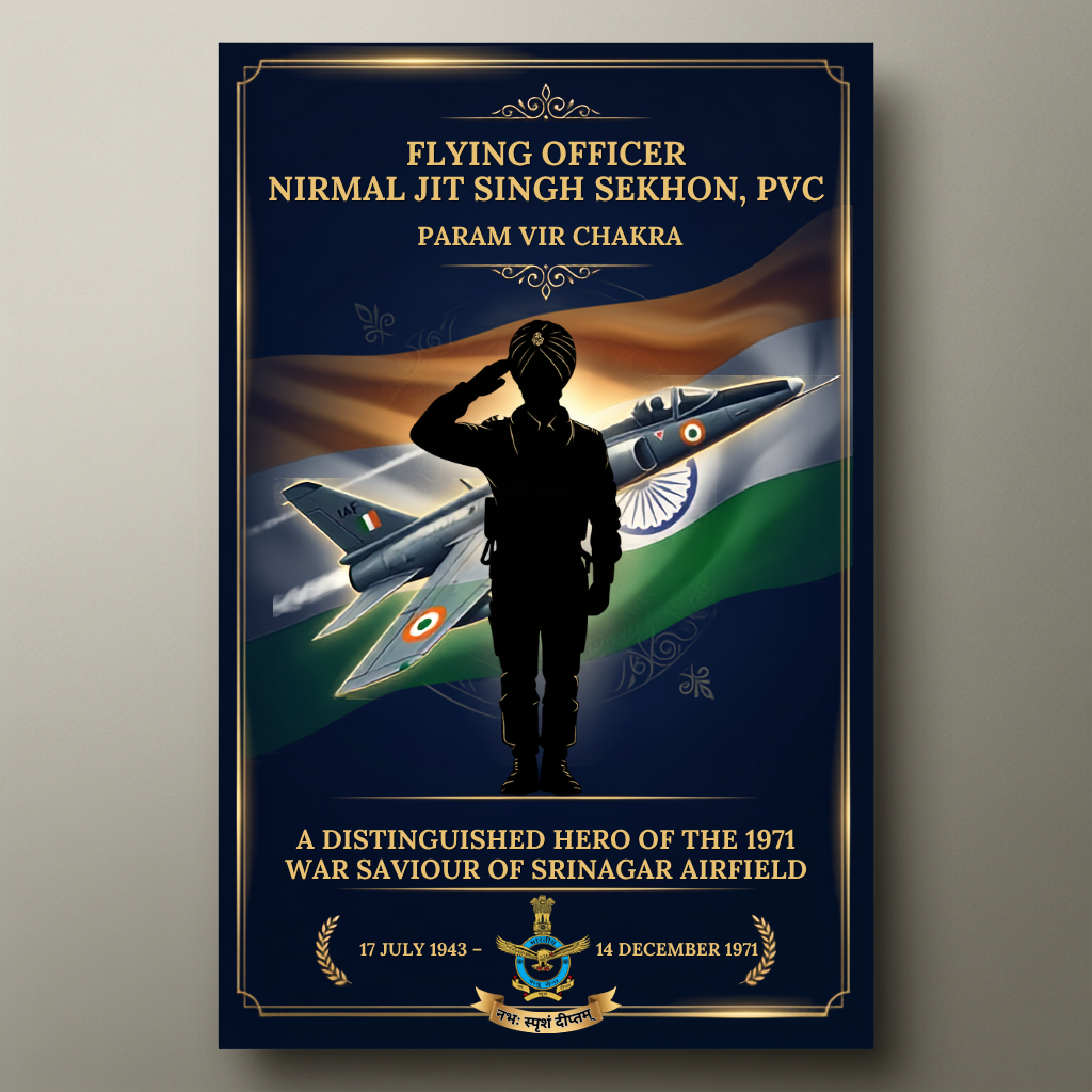 Flying Officer Nirmal Jit Singh Sekhon, PVC